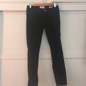 Frame black skinny jeans